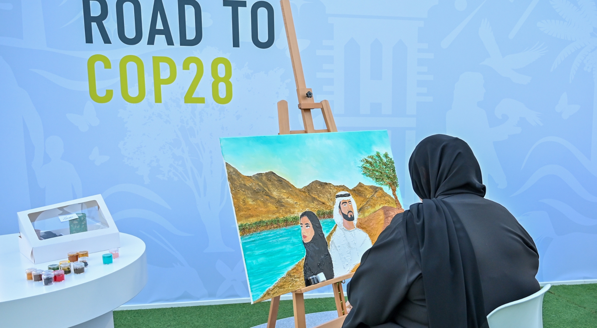 Preparations begin for UN Climate Change Conference (COP28) to be held between 30 November - 12 December this year in Dubai, United Arab Emirates on March 15, 2023. (Photo by Waleed Zein/Anadolu Agency via Getty Images)