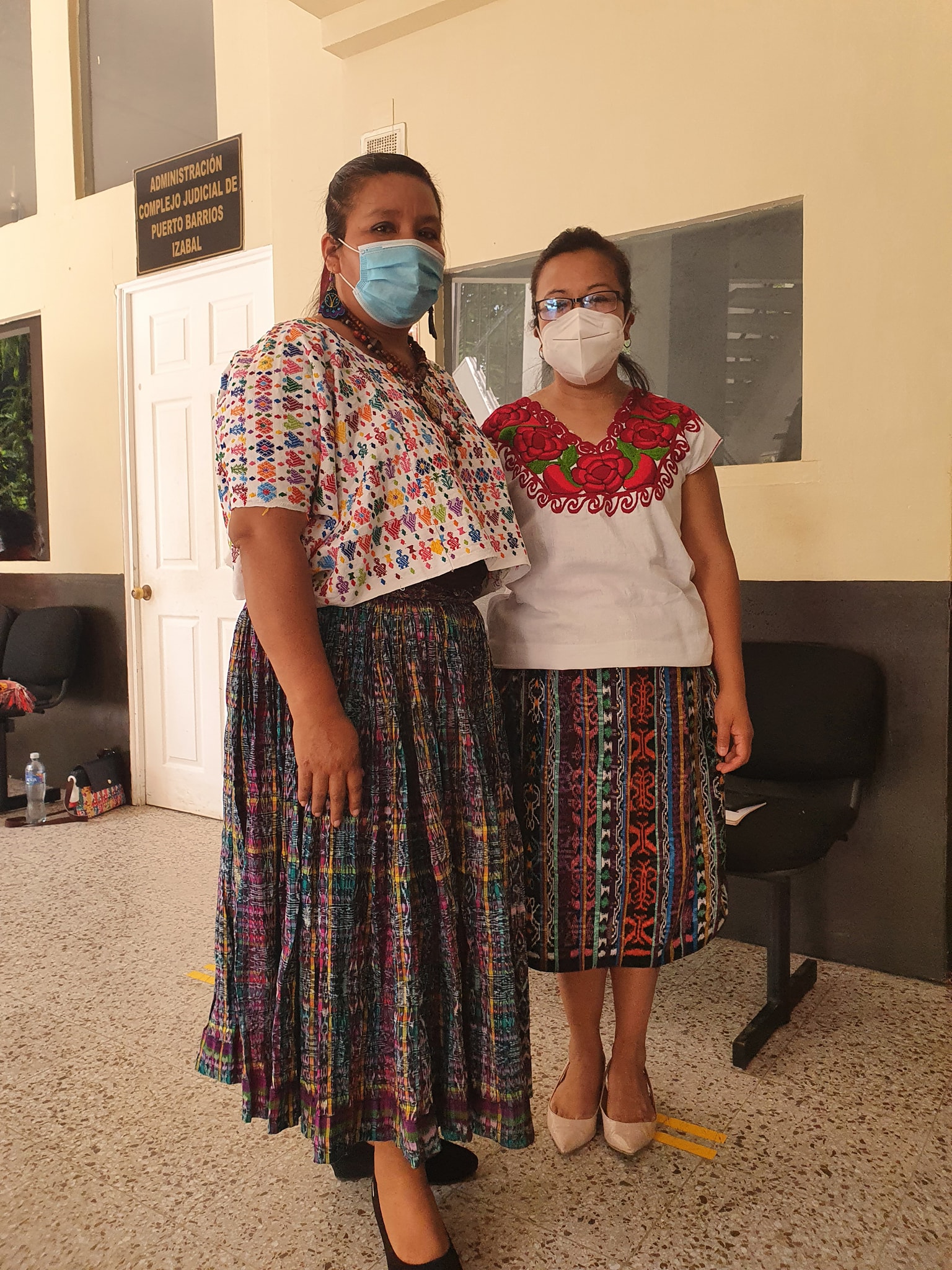 Geraldina Lopez with Maria Magdalena Cuc Choc