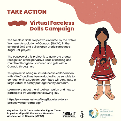 Faceless Dolls Project Virtual Campaign