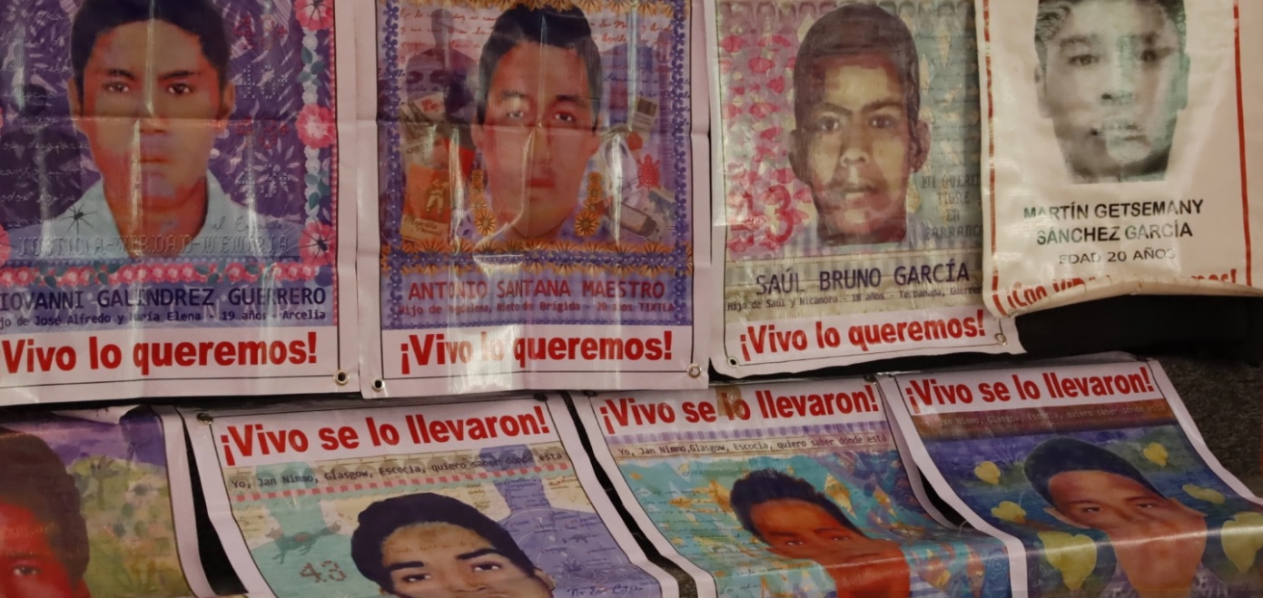 Posters of the missing students