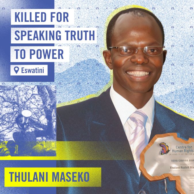 Thulani Maseko, Eswatini: Killed for Speaking Truth to Power