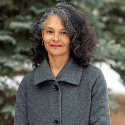 Headshot of Suzette Mayr, author of The Sleeping Car Porter