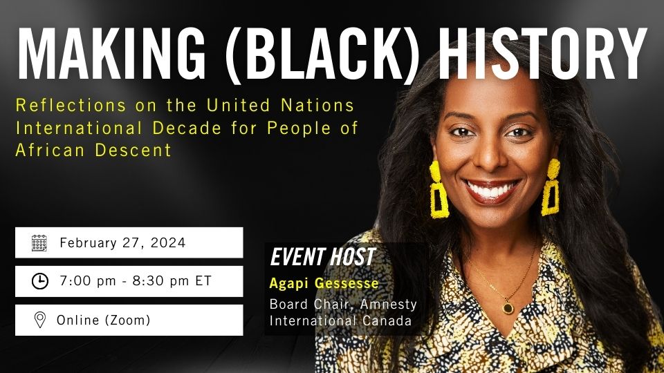 Making (Black) History event graphic