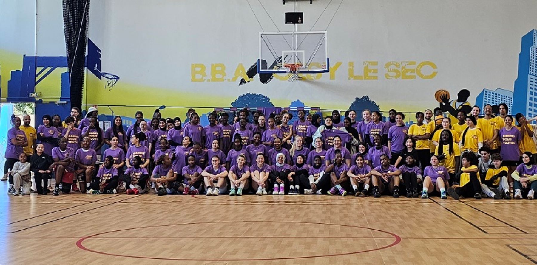 Friendly women's basketball tournament in Paris, France in April 2024 (private photo)