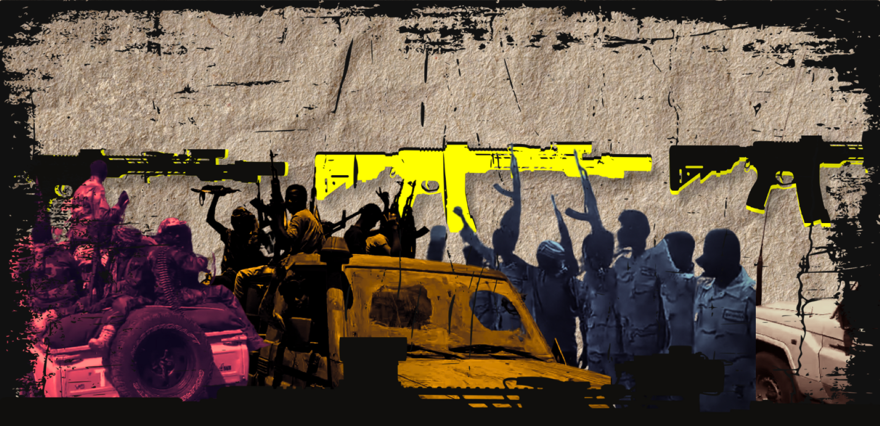 Sudan: Constant flow of arms fuelling relentless civilian suffering in conflict. Banner by Amnesty International.