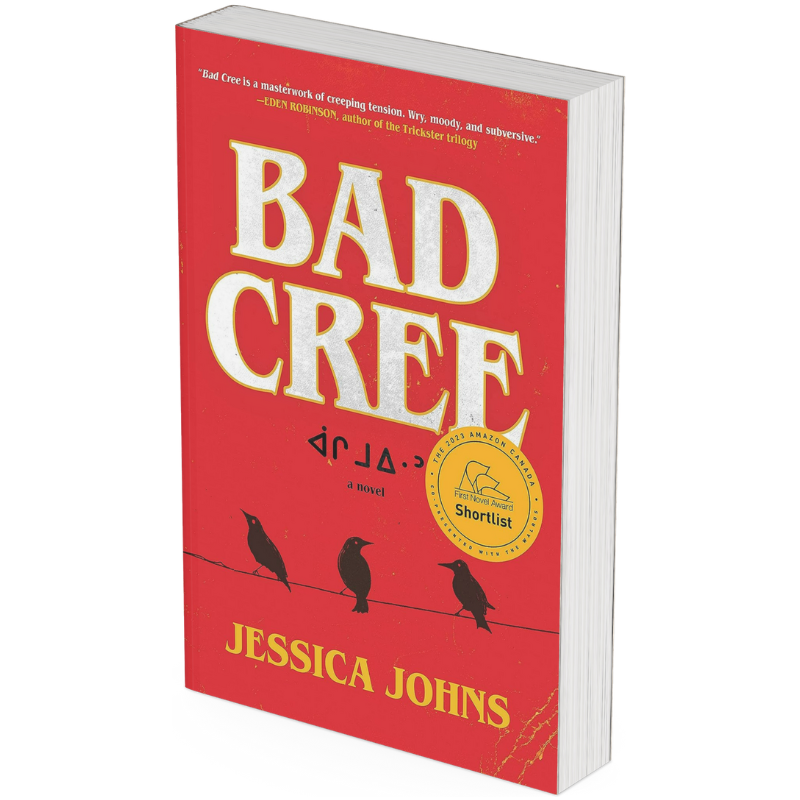 Cover of Bad Cree by Jessica Johns, Amnesty Book Club 2024 selection