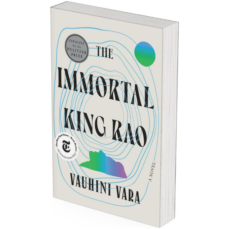 Cover of The Immortal King Rao book by Vauhini Vara, Amnesty Book Club 2024 selection