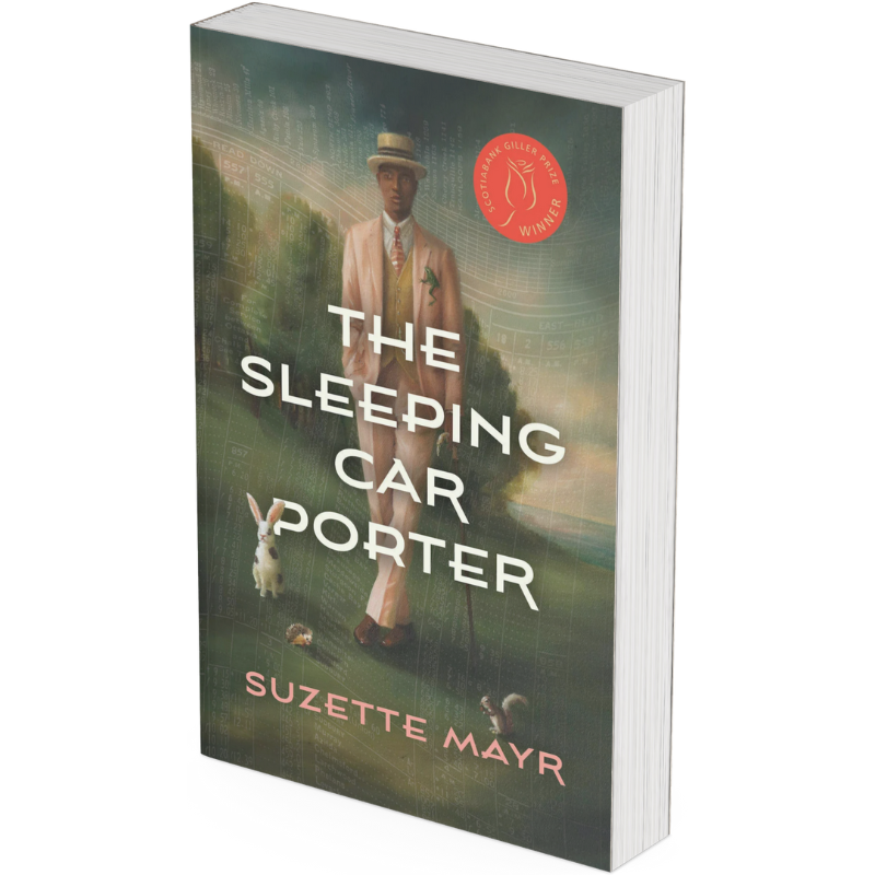 Cover of The Sleeping Car Porter book by Suzette Mayr, Amnesty Book Club 2024 selection