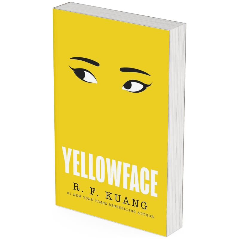 Cover of Yellowface book by R. F. Kuang, Amnesty Book Club 2024 selection