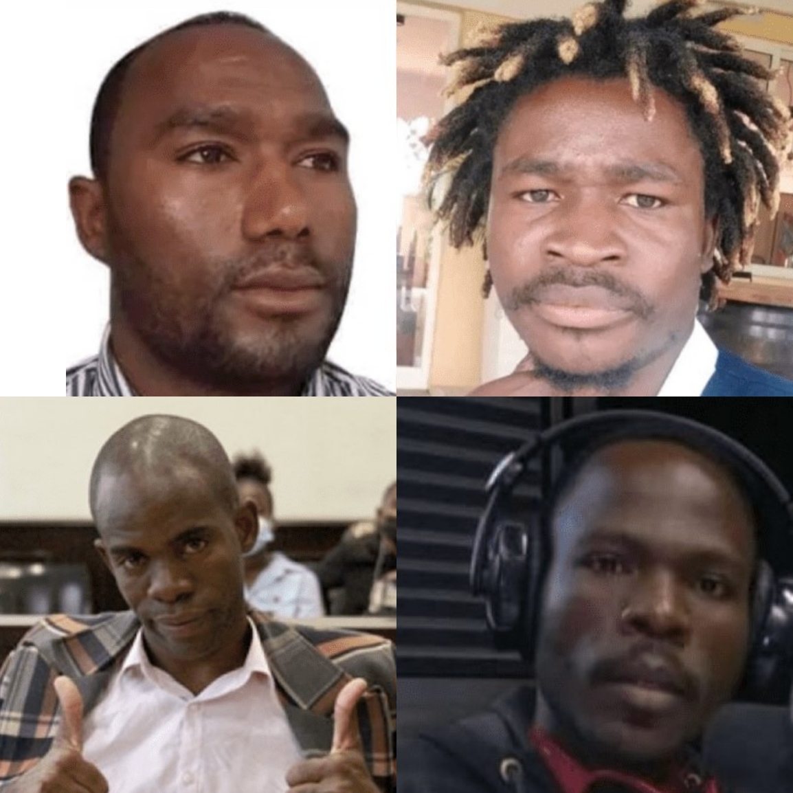 Adolfo Campos, Hermenegildo Victor José, Gilson Morreira, Abraão Pedro Santos. © Private