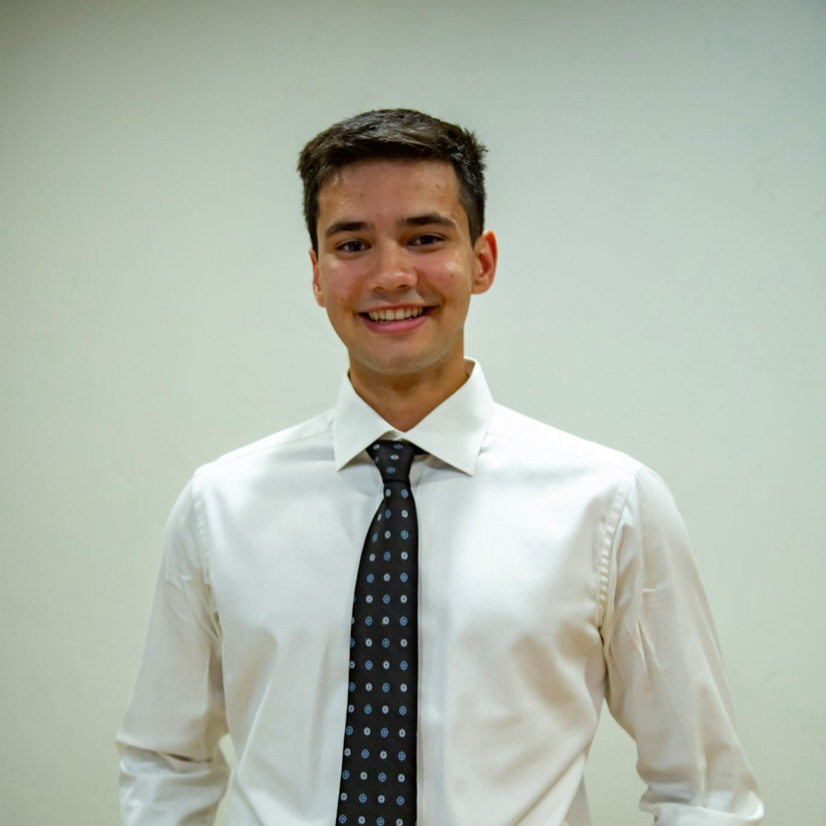 Young man smiling