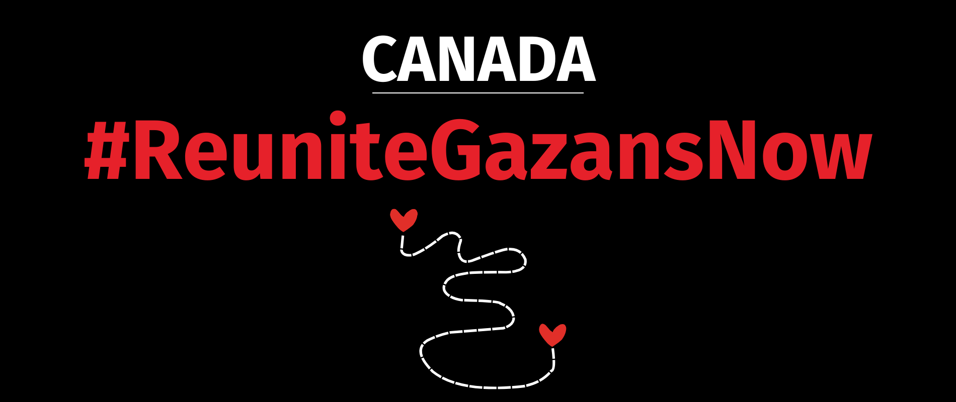 Banner illustration by the Reunite Gazans Now campaign