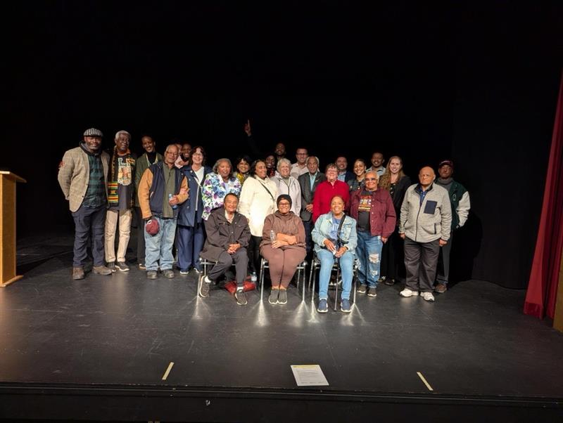 Photo: Amnesty International Canada and ANSJI’s team with community leaders at community dinner and drumming event in Truro 