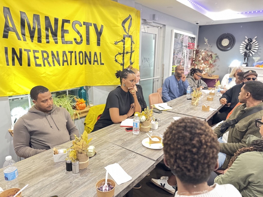 Photo: Amnesty International’s listening Session with community leaders in Preston town