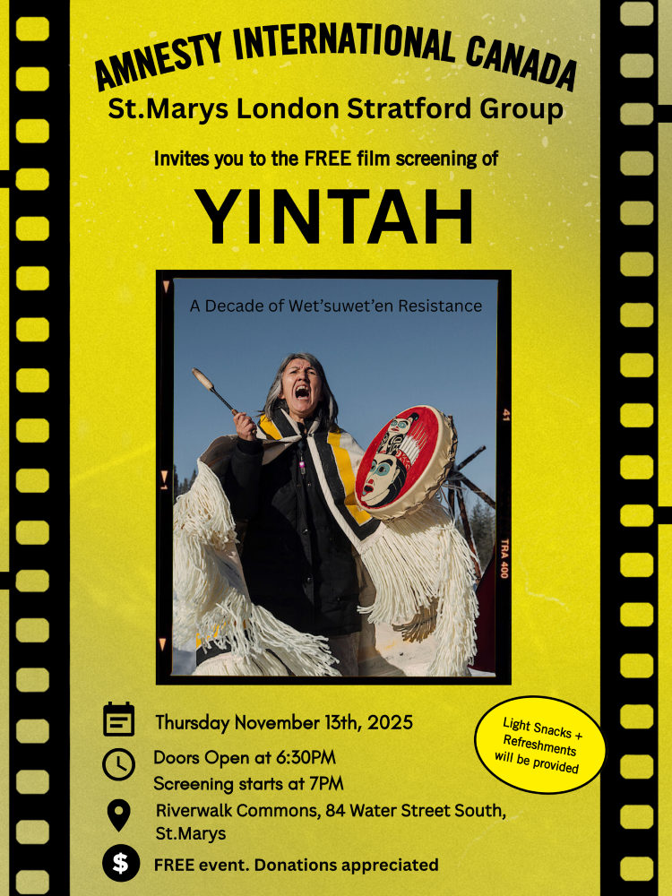 Yintah Film Screening artwork