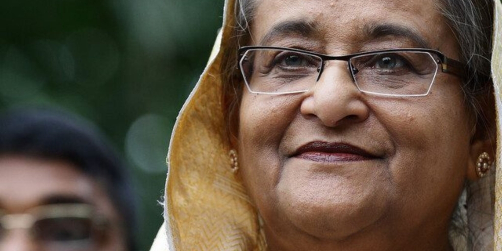 Photo of former Prime Minister Sheikh Hasina by Suhaimi Abdullah/Getty Images.
