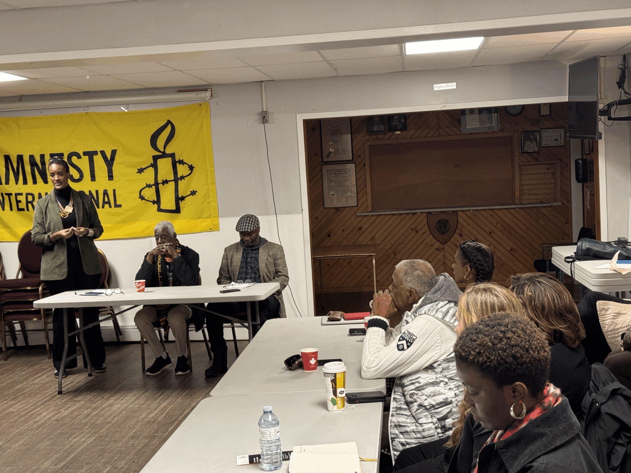 Photo: Amnesty International’s listening Session with community leaders in Truro