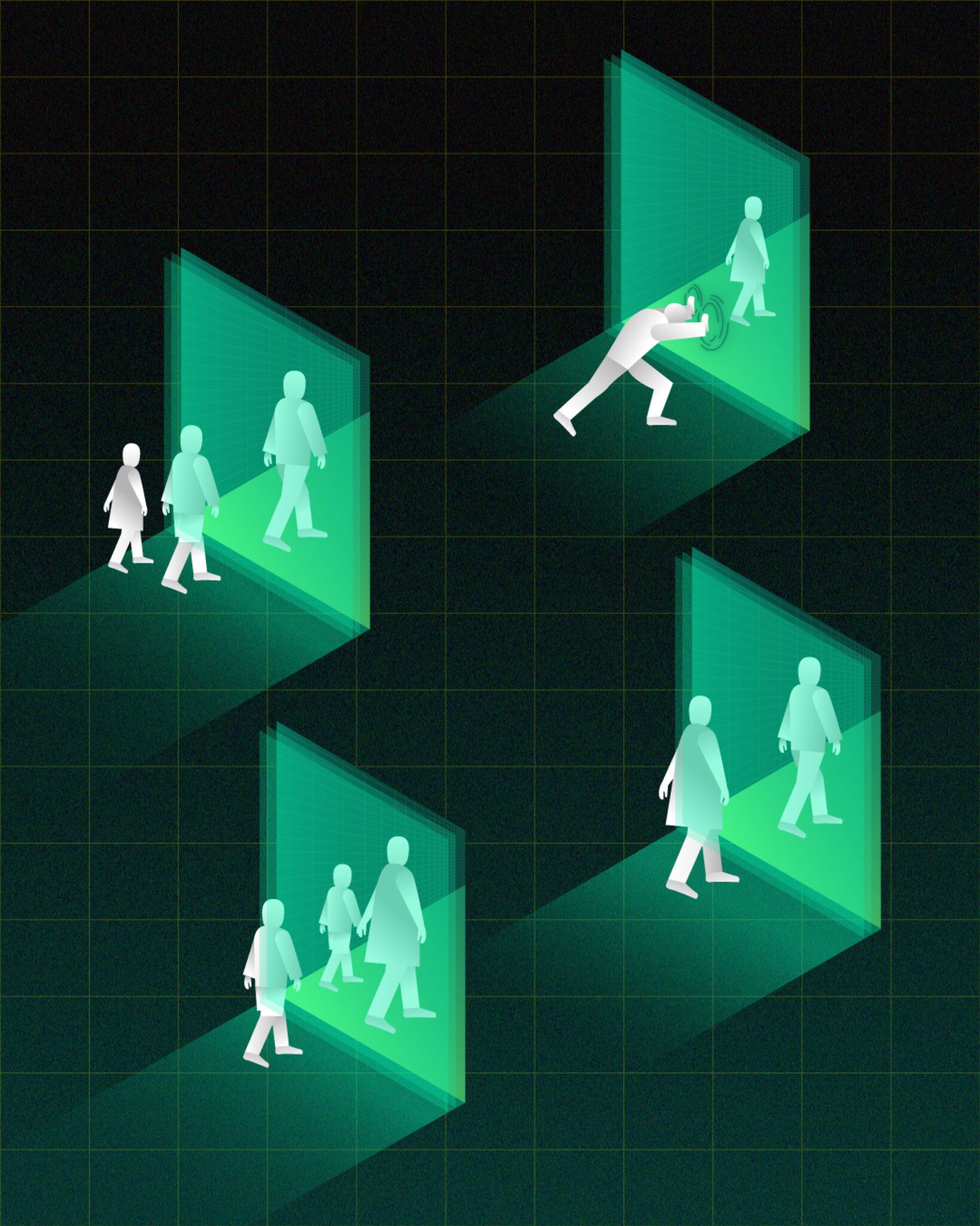 Images depicting algorithmic injustices and used to support work on Artificial Intelligence accountability